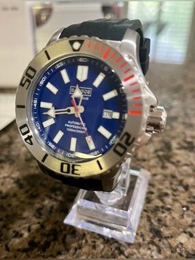 Barbos Stainless Steel Marine Blue divers watch